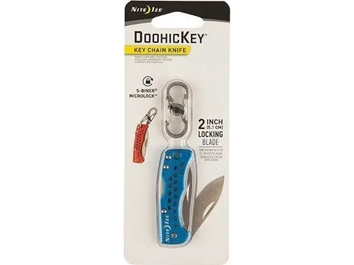 NiteIze nøkkelring med kniv Nite Ize Blue