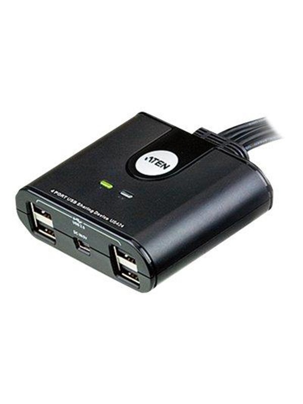 ATEN 4-Port USB 2.0 Peripheral Sharing Device USB-hub