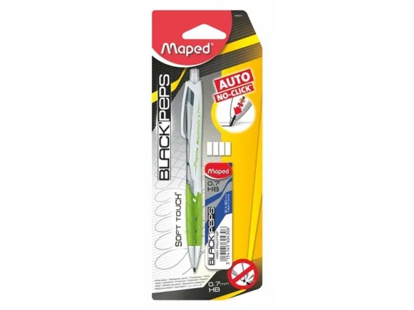Maped 559911, Sort, Grønn, Hvit, Sort, HB, 0,7 mm