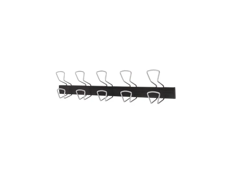 Alba PMPRO5M, Innendørs, Universalkrok, Sort, Sølv, ABS, Stål, Skru, 10 kg