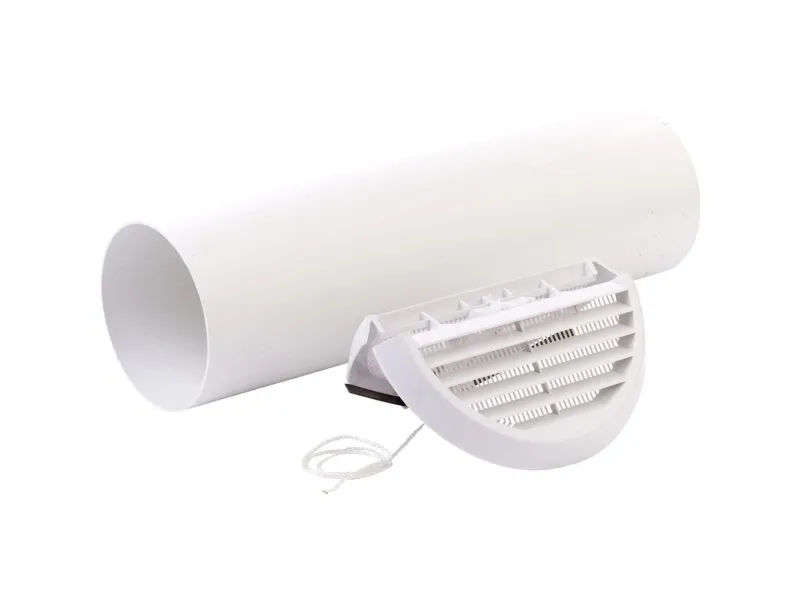 Duni avtrekksgitter Xpelair 100 mm hvit, 1 stk
