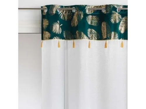 Douceur d’Interieur FIRANA SABALY gardin - hvit/grønn 140x240