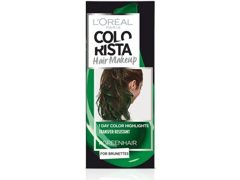 L'oreal Colorista Temporary Hair Dye #Greenhair 30ml