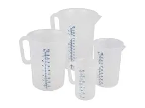 Målekande 5 liter med hank Ø205xH275 mm Polypropylen,stk