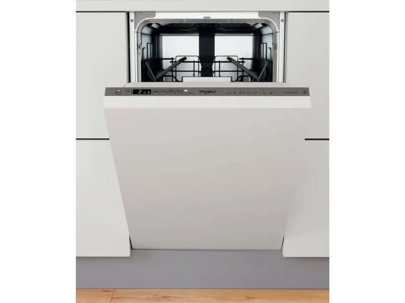 Whirlpool WSIO 3T223 PE X, Fullstendig innebygget, Slimline (45 cm), Rustfritt stål, 1,3 m, 1,55 m, 1,5 m