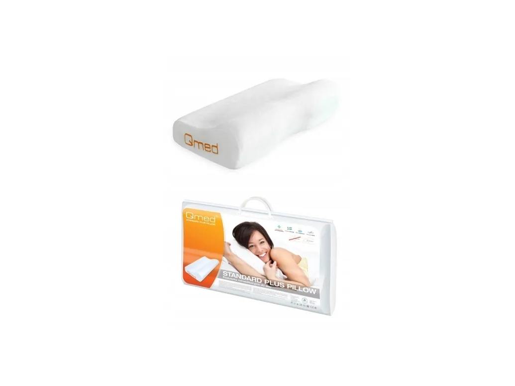 Qmed Standard Plus Pillow ortopædisk kontureret sovepude