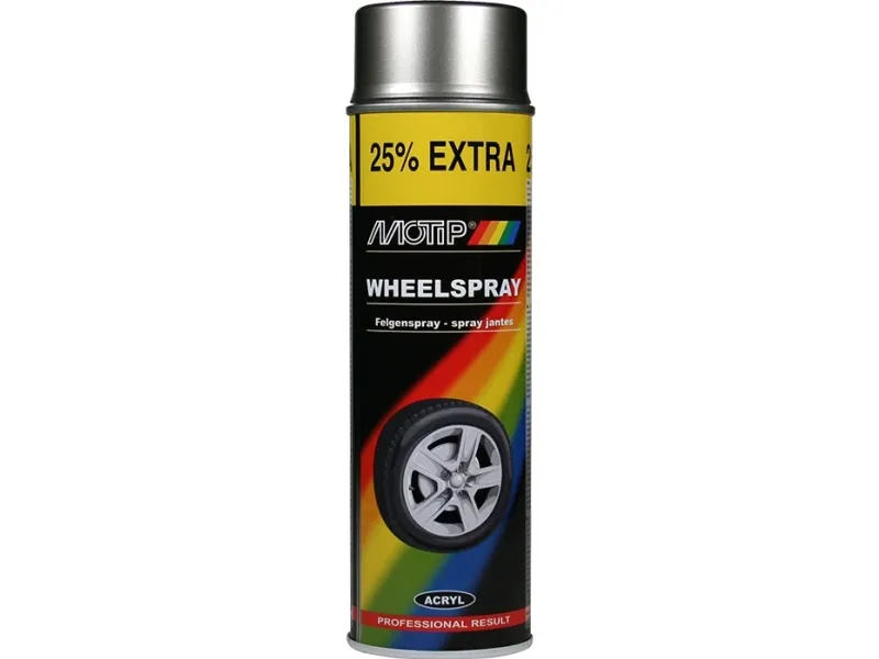 MOTIP Dažai ratlankiams, plieno spalvos 500ml