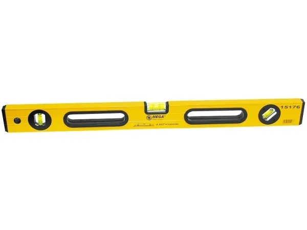Mega vaterpass med håndtak 3 libeller 80 cm - 15178