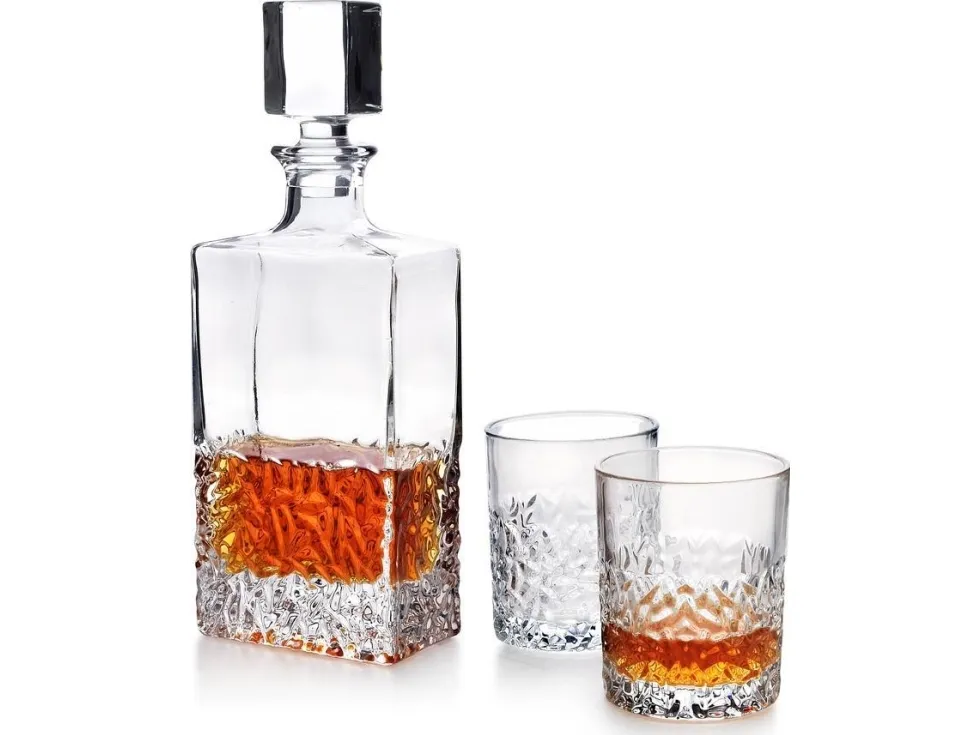 Affek Design EVA FROZEN Karaffel + 6 glass, karaffelkapasitet 810ml, glasskapasitet 310ml