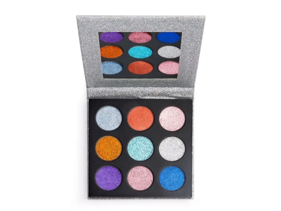 Makeup Revolution Pressed Glitter Face Palette Illusion 13.5 g