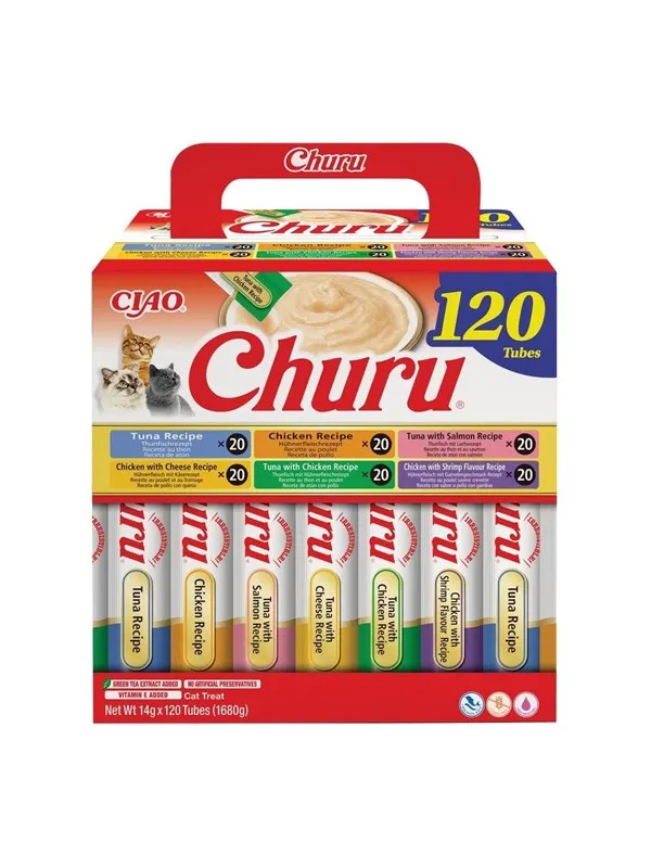 INABA CAT CHURU 120P CHICKEN&TUNE 120x14g