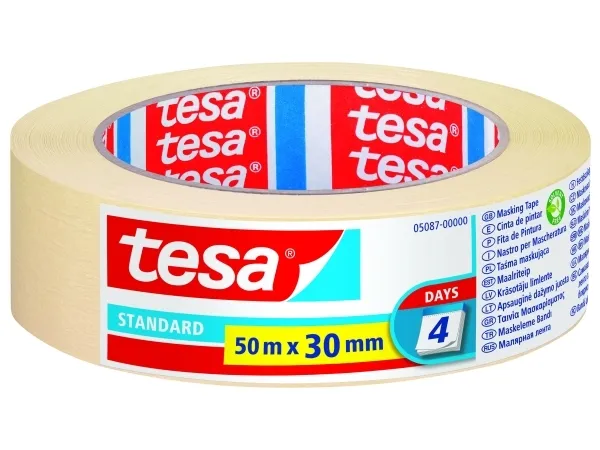 TESA Nastro in carta adesivo 30 mm x 50 m, Papir, Beige, 50 m, 30 mm, 1 stykker