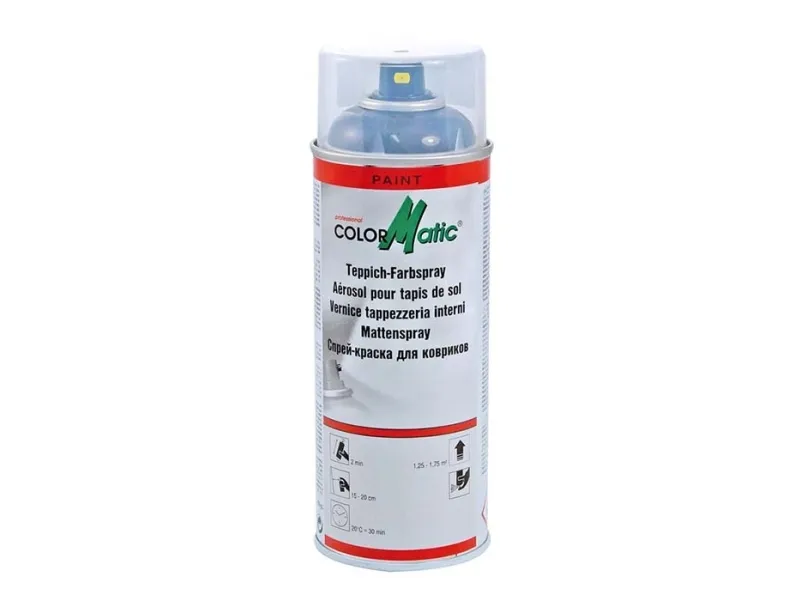 ColorMatic Tekstilspray sort til bundmåtter 400ml.