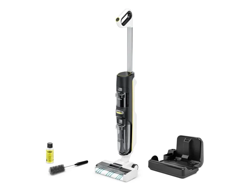 Kärcher FCV 4 Dry Pet & Home, 3-i-1 stavstøvsuger, Uten pose, Svart, 0,75 l, 0,45 l, Tørr & våt
