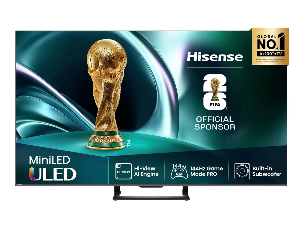 Hisense 65U7Q - 65 Diagonalklasse U7Q Series LED-bakgrunnsbelyst LCD TV - Smart TV - VIDAA - 4K UHD (2160p) 3840 x 2160 - HDR - Quantum Dot, Mini-LED - svart, trekullgrå