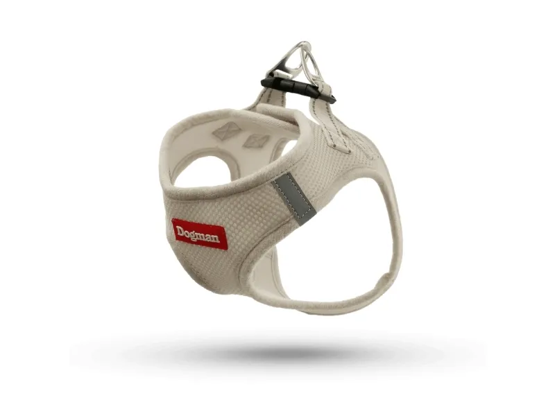 Dogman Air Mesh Step-in Väst Sele Beige Xs
