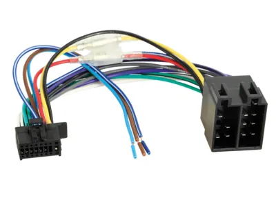 JVC/Kenwood 16 pin multistik til ISO