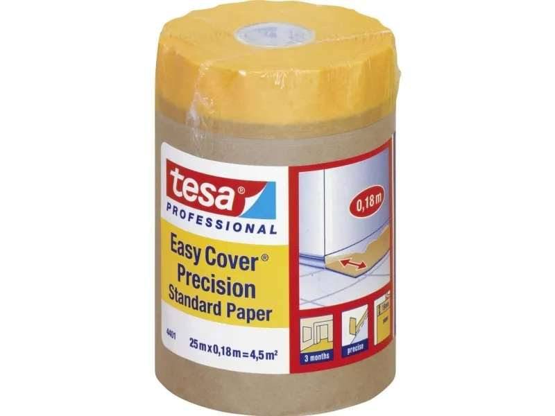 Tesa beskyttelsespapir med tape EASY-COVER-PRECISION/25x180