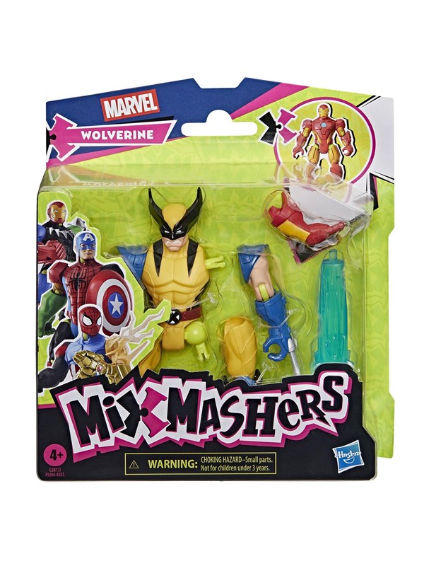 Marvel Avengers Mixmashers Wolverine Basic Figure