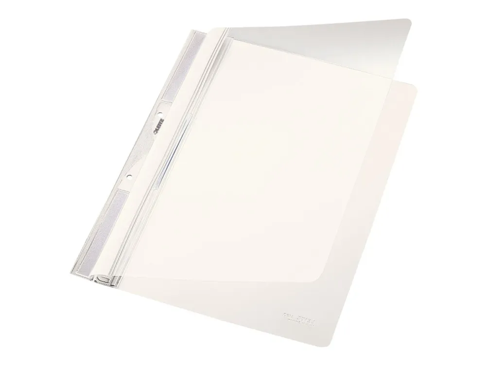 Leitz - Rapportfil - for A4 (210 x 297 mm) - kapasitet: 250 ark - hvit