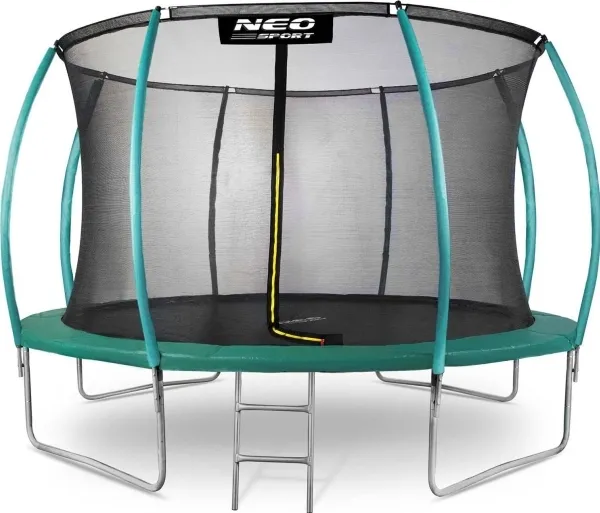 Neo-Sport 12 fot/374 cm trampoline med innerrist