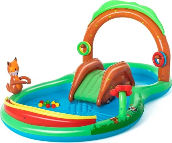 Bestway 53093, Oppblåsbart basseng, 214 l, Figur 8, 2 år, PVC, Flerfarget
