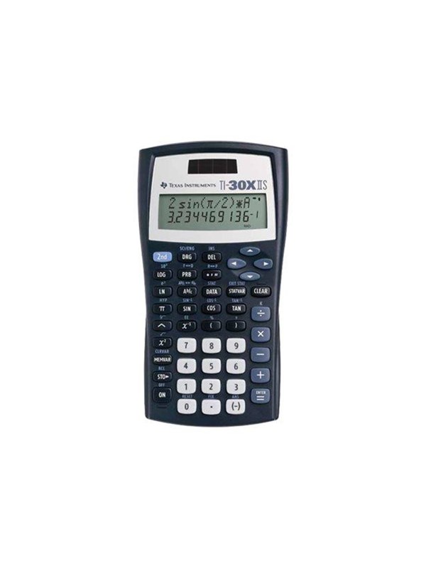 Texas Instruments TI 30X II SOLAR - 2-line LCD - Solar & battery