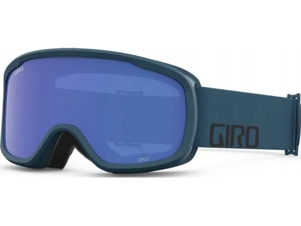 Giro GIRO CRUZ BLACK & HARBOUR BLUE WORDMARK vinterbriller (GRÅ KOBALT farget speillinse 15 % S3) (NY 2023/2024)