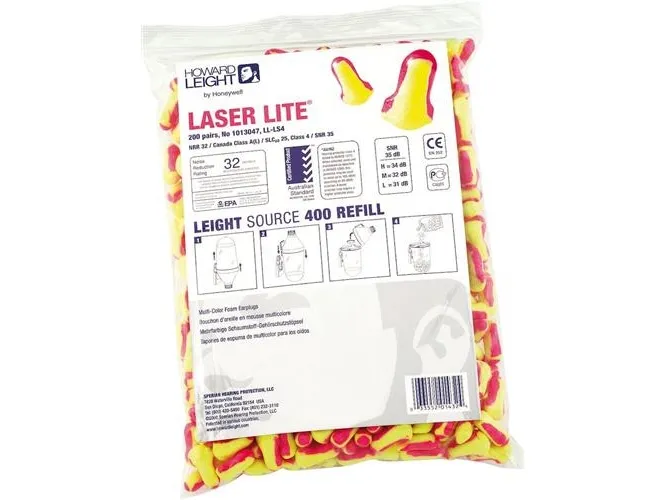 Øreprop Howard Laser Lite refill 200 par