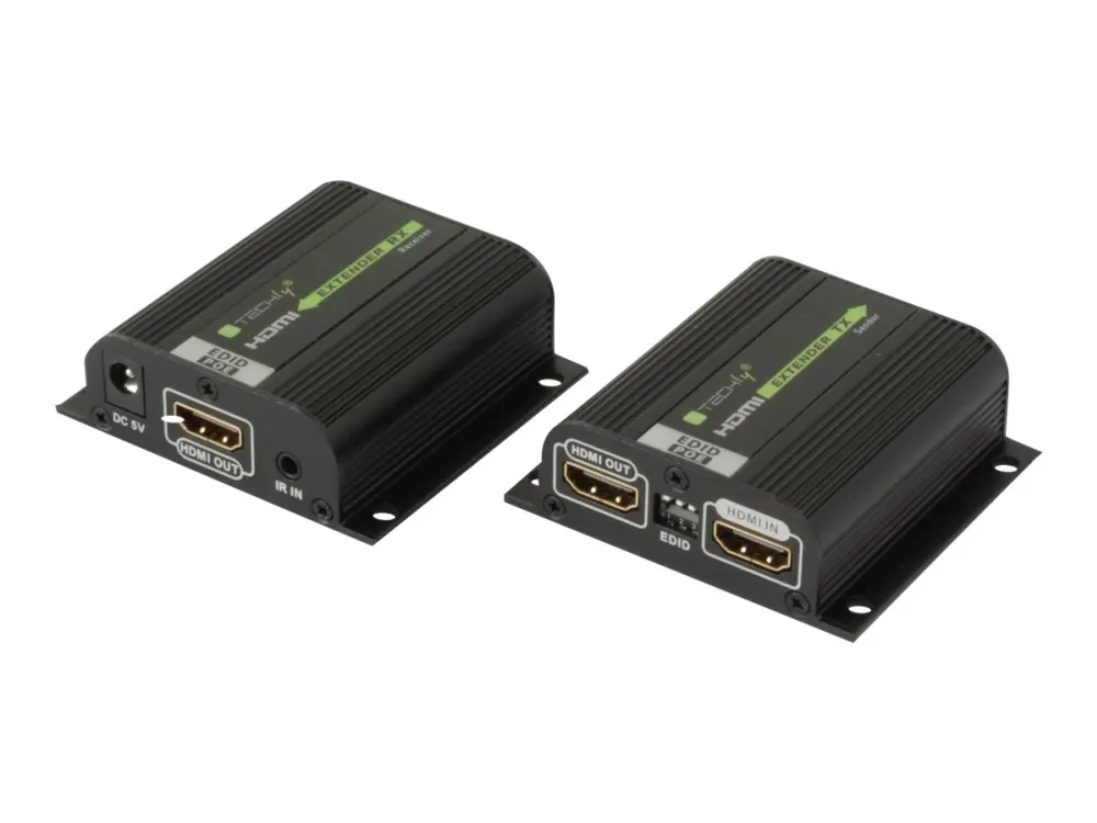 TECHly IDATA EXT-E70POED - Sender og mottaker - video/lyd/infrarød-utvider - HDMI - opp til 40 m