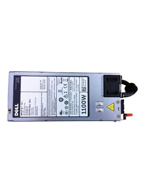 Dell Single - power supply - hot-plug - customer kit - 1100 Watt Strømforsyning (PSU) - 1100 Watt - ATX - 80 Plus Titanium sertifisert