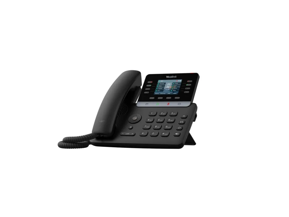 Yealink SIP-T73W - VoIP-telefon med anrops-ID/samtale venter - IEEE 802.11a/b/g/n/ac/ax (Wi-Fi) / Bluetooth 5.0 - 5-veis anropskapasitet - SIP, SIP v2, ICE