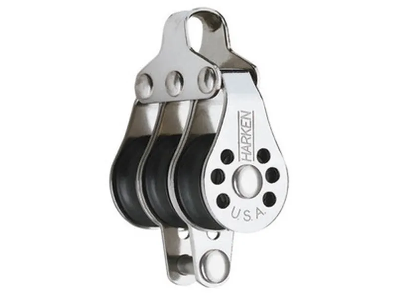 Harken Microblock 22 mm trippel m. kjeve