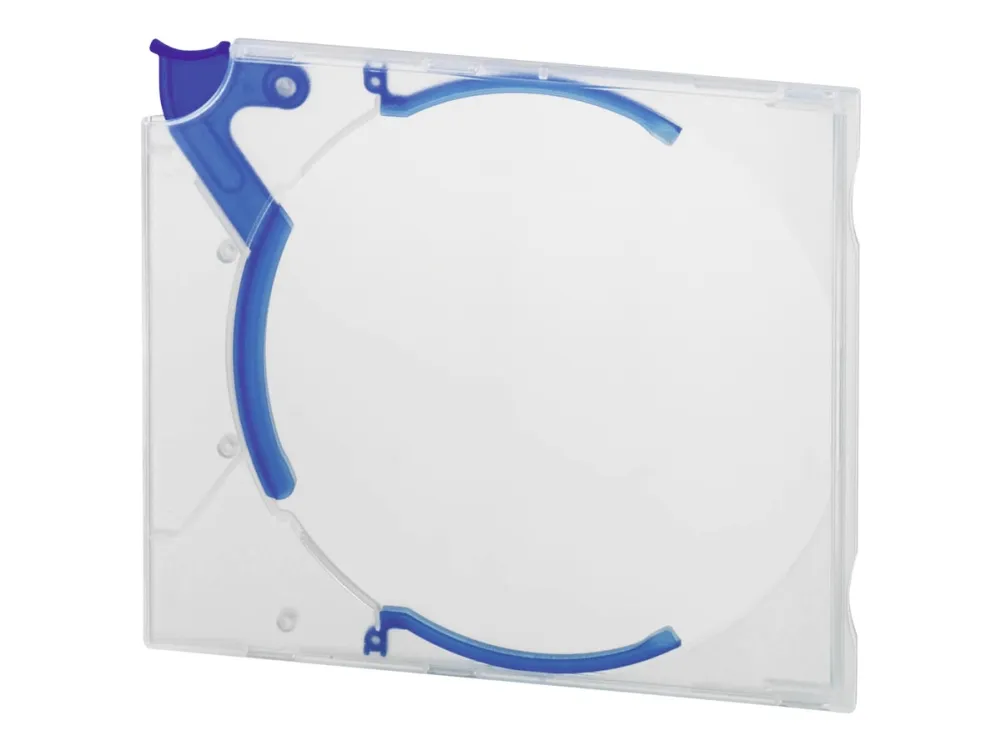 Durable QUICKFLIP Standard - Uttrykningsboks for lager-CD - kapasitet: 1 CD/DVD - blå (en pakke 10)