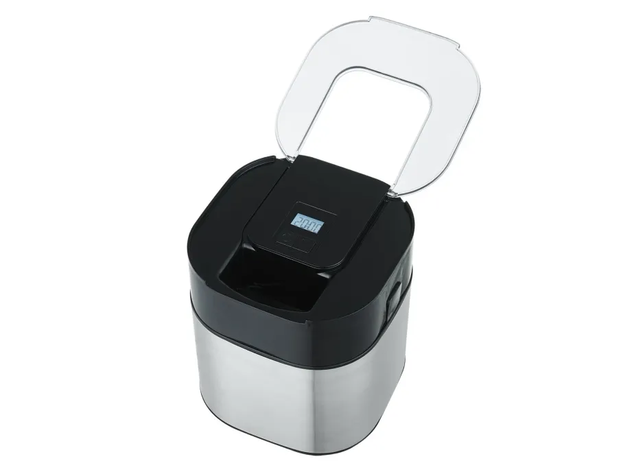 Guzzanti GZ 158, Milkshakemaskin (iskrem), 1,5 l, 25 min, 1 boller, LCD, 15 W