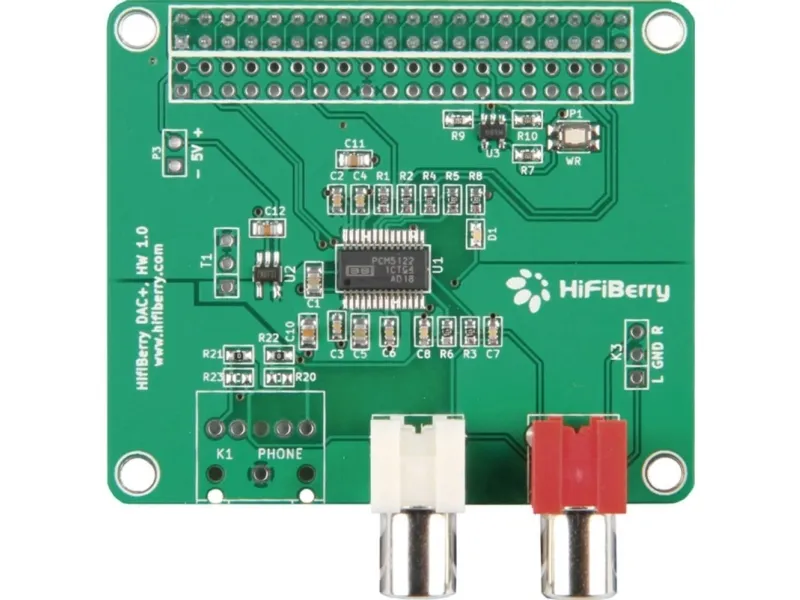 HiFiBerry RB-Hifiberry2 utvidelseskort for Raspberry Pi® B+ Passer til: Raspberry Pi® B+
