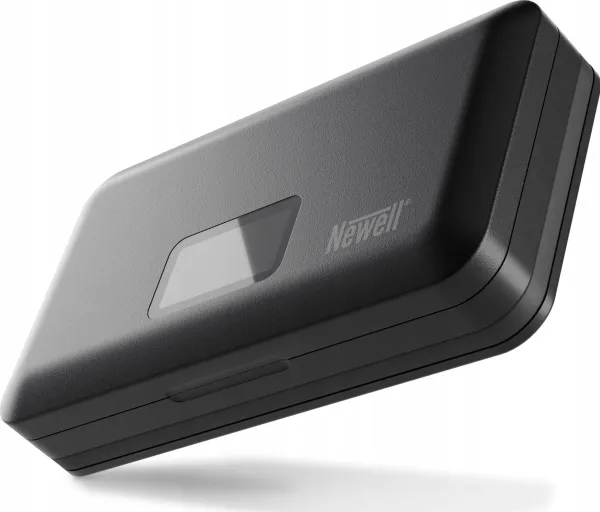 Newell LCD-dobbeltkanalslader med Power Bank og SD-kortleser for NP-FW50 batterier for Sony