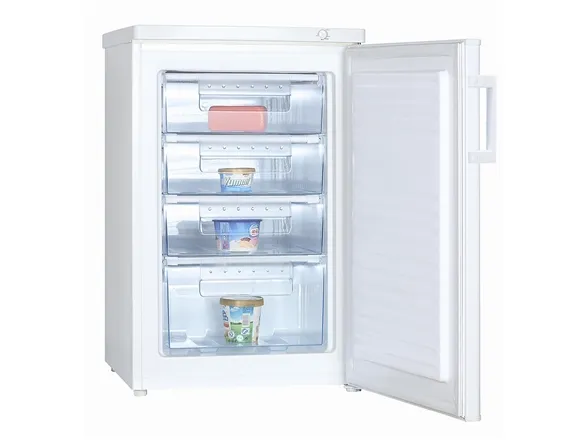 Fryser Goddess GODFSC085TW9E, energiklasse E, frittstående, 85 cm, 91 L, hvit