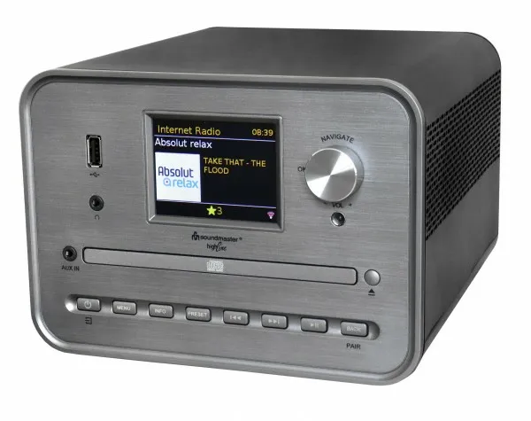 Soundmaster ICD1050SW, Analog og digital, DAB+, FM, Spiller, CD, CD-R, CD-RW, Front, 7 W