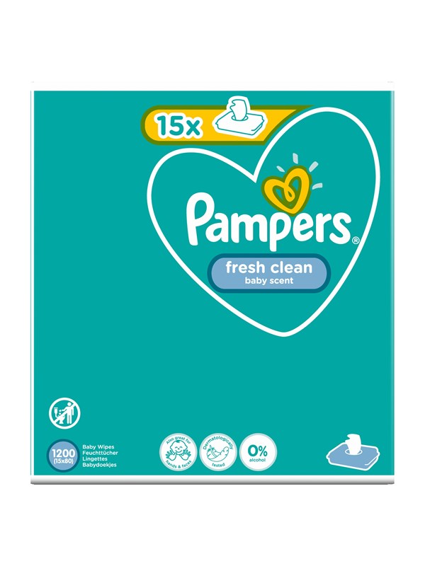 Pampers Fresh Clean baby wipes