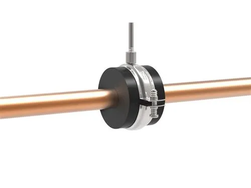 Isoglobal rørbærer RF 054x25 - Inklusiv galvaniseret HD bøjle, M8/M10, Til køl