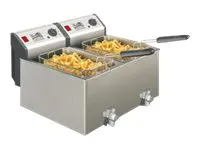 FRITEL TURBO SF 4920 - Dypsteker - 16 liter - 6.6 kW - rustfritt stål