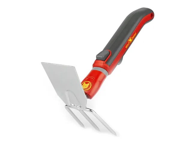 WOLF-Garten LN-M/ZM 015, Skyv og trekk, Trapes, Rustfritt stål, Grå, Rød, 7 cm