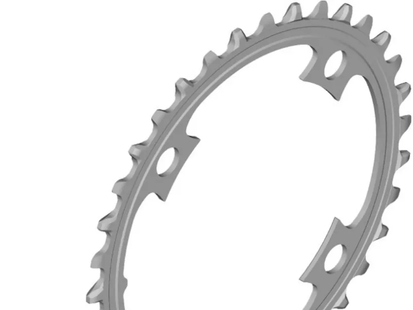 Shimano 38T fortann, BCD 104 mm