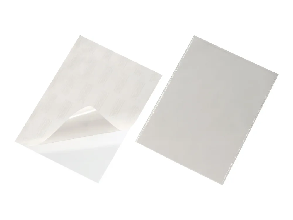DURABLE POCKETFIX - Selvklebende lomme - for A4 (210 x 297 mm) - gjennomsiktig (en pakke 50)