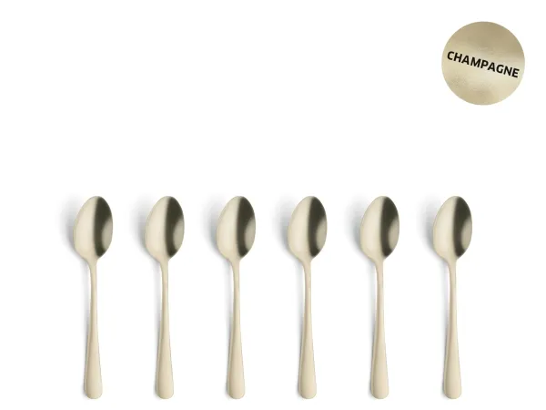 Amefa Austin 1410 - 6 Mocca skjeer i trendy boks - champagne