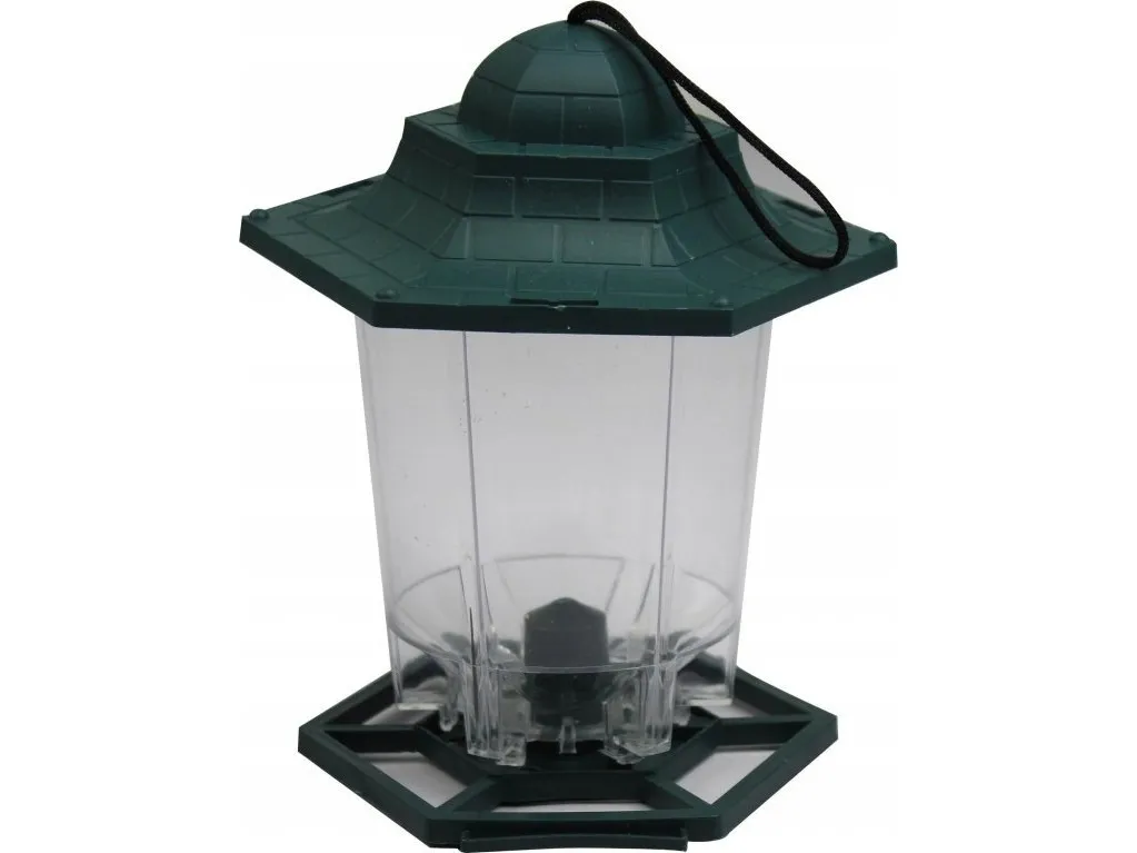 Garden&Fun fuglekarm/fuglehus i plast, 14,8x13x17 cm