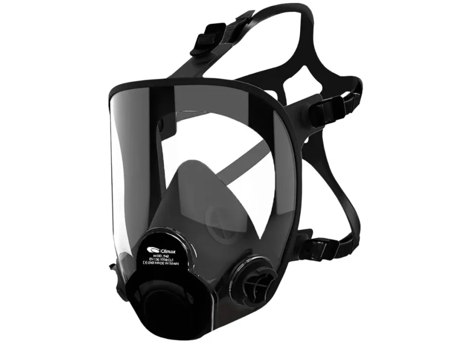 OX-ON Respiratory Full Face Mask 742 Supreme Kan anvendes med forskellige filtertyper Bajonettilkobling