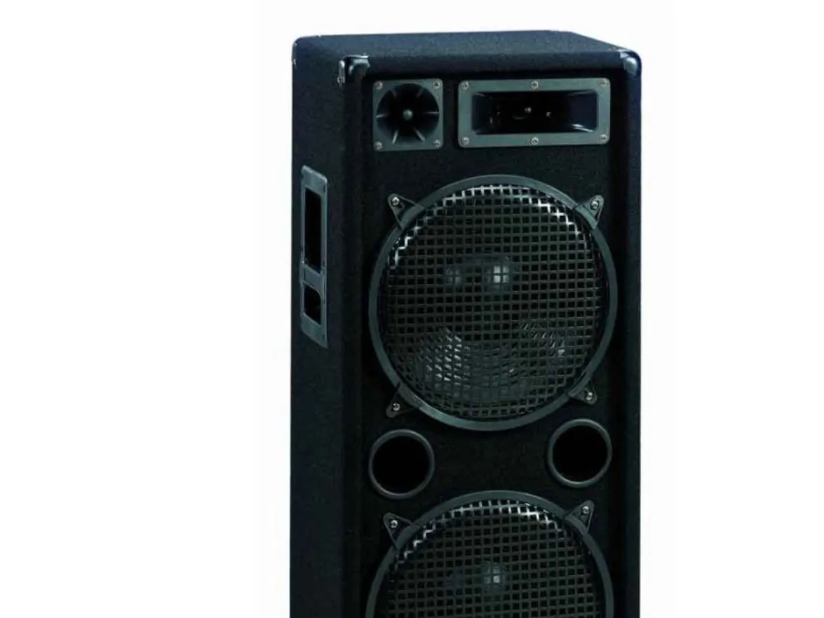Omnitronic DX-2222 - Høyttaler - 500 Watt - treveis - svart