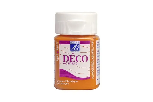 Usortert DECO SOFT akrylmaling 50 ml tangerine 221